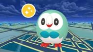 Shiny Rowlet's model as it appears in Pokemon GO (Image via Niantic)